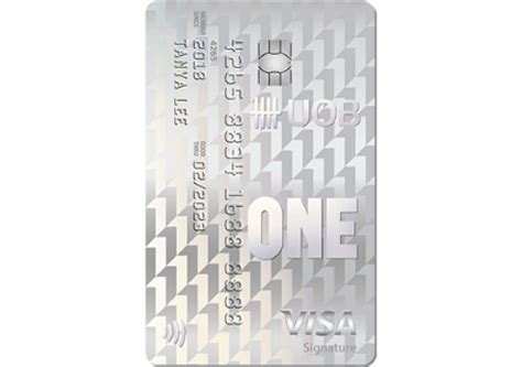 uob one card website